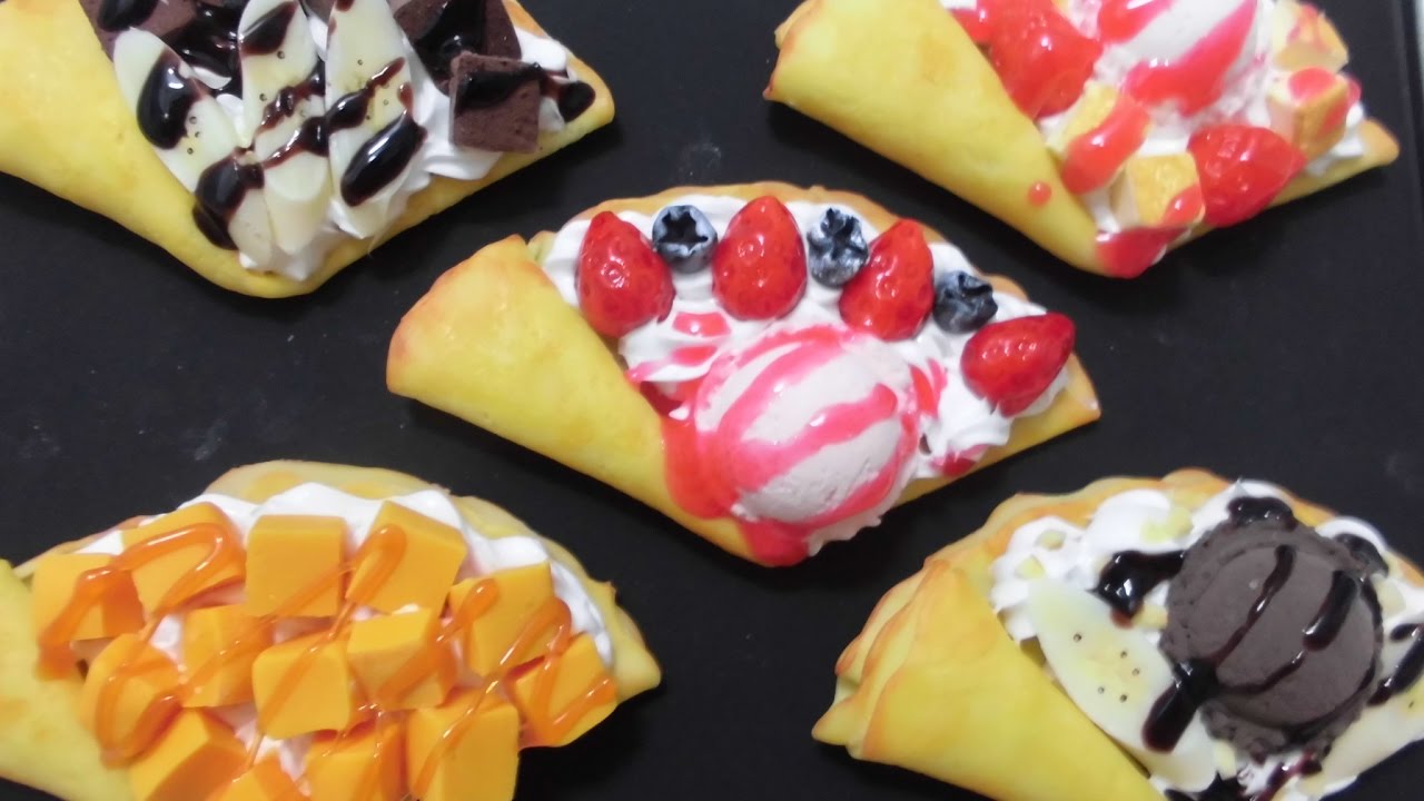 スイーツデコ☆クレープマグネットの作り方
