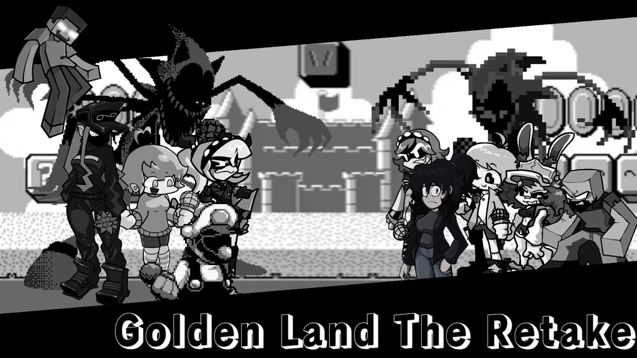 FNF BETADCIU: Golden Land The Retake but everyone sings it