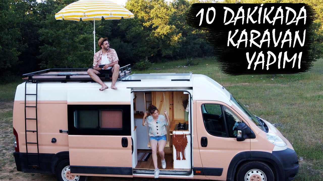 10 DAKİKADA KARAVAN YAPIMI - 10 Minutes Timelapse Van Build - Van Conversion - Van Life - VAN TOUR