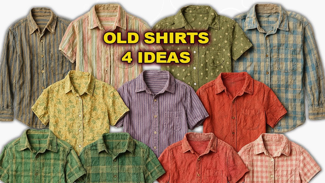 4 Ideas! I Make Amazing Bags With Old Shirts, I Save My Budget!