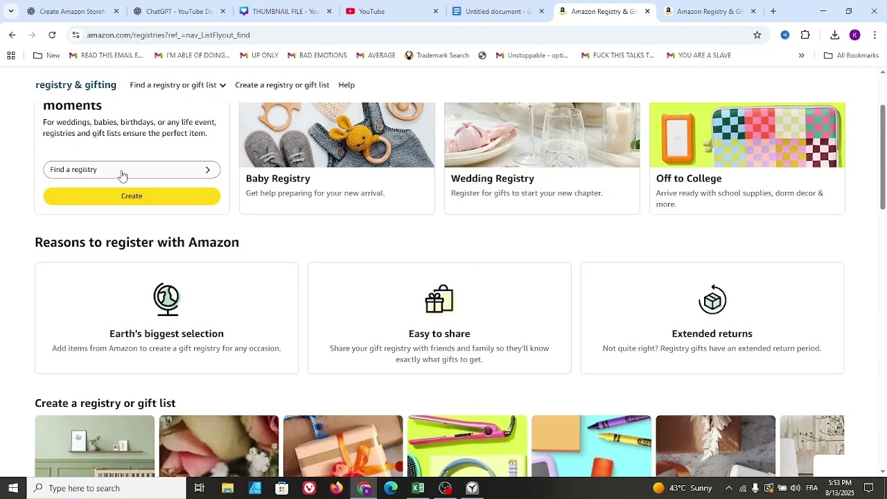 Как найти реестр на Amazon &mdash; полное руководство