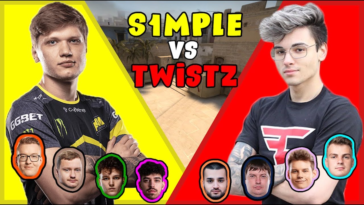S1mple vs Faze Twistzz (With Rain, Dosia and Woro2k) - Fpl Csgo Stream Battles