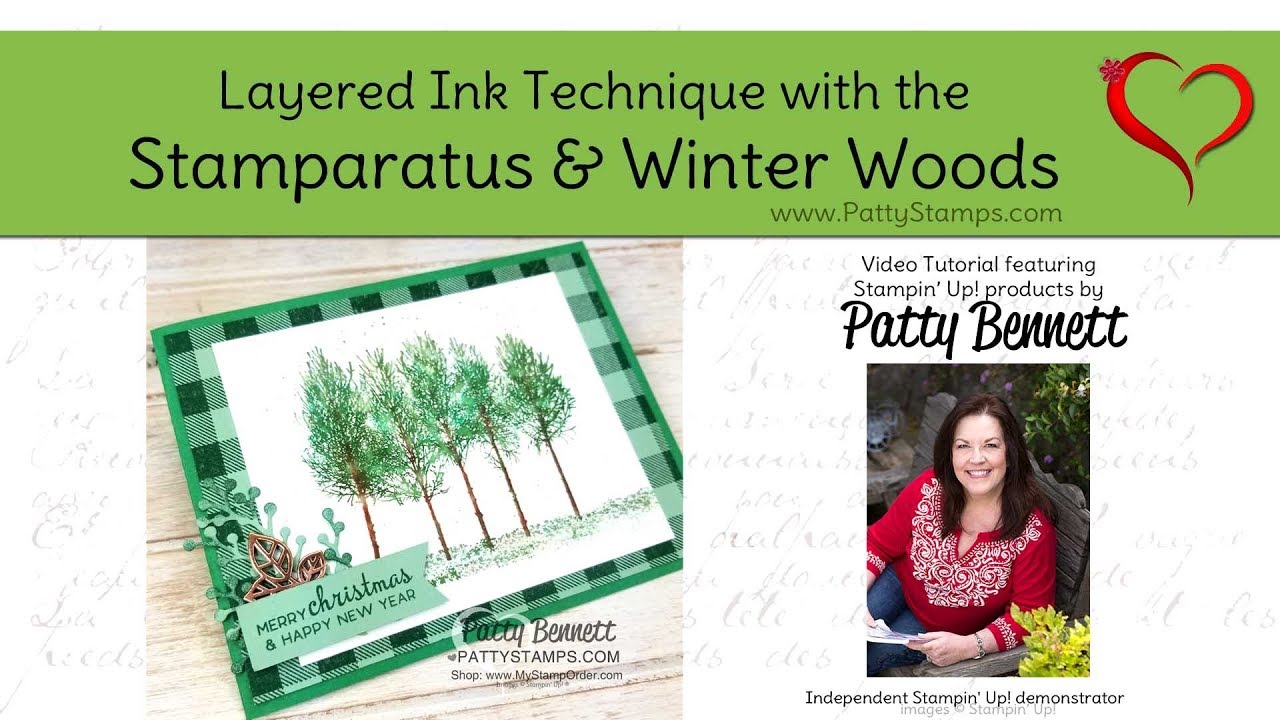 How to: Layered Ink Technique with the Stamparatus from Stampin Up!