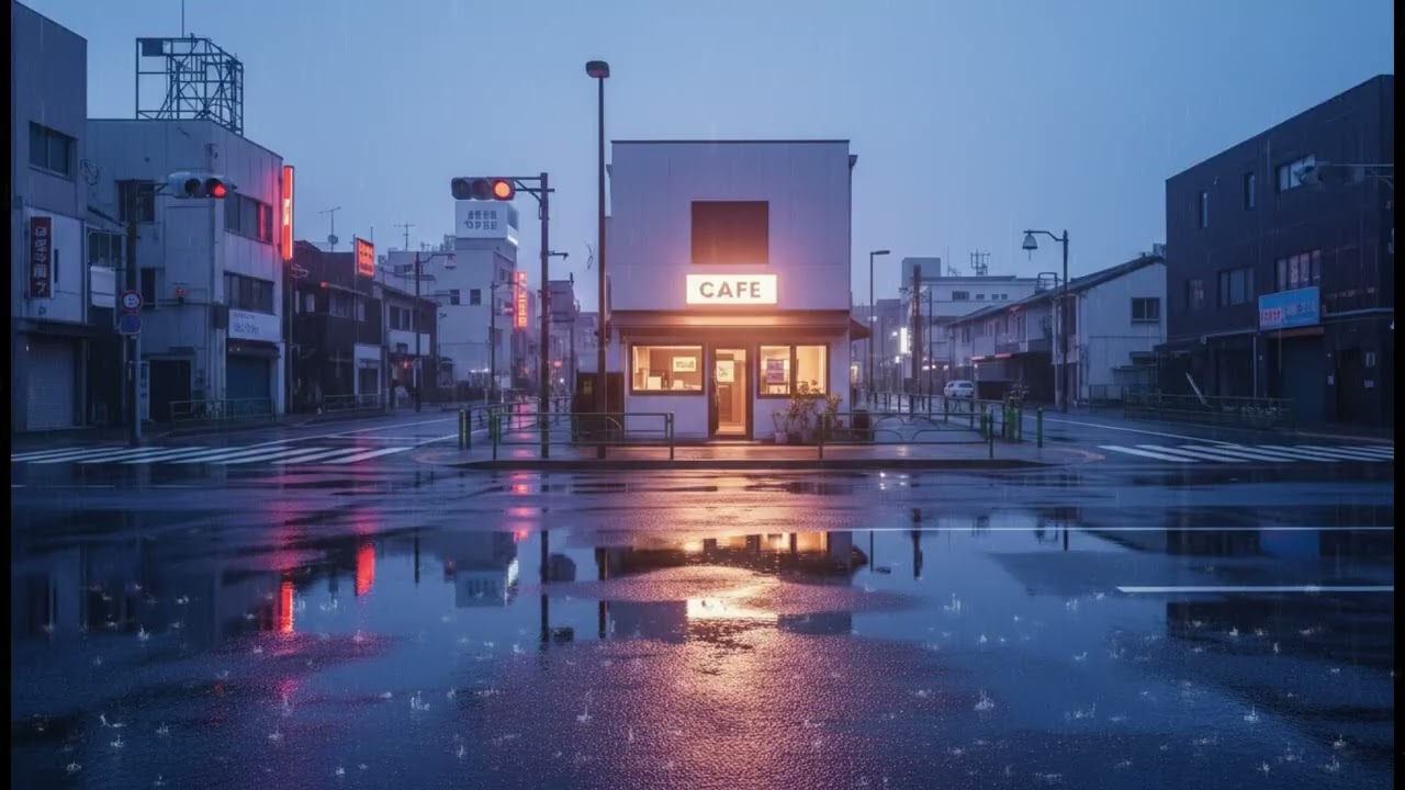 Tokyo Midnight Café ☕ Rainy Night Lofi for Deep Sleep
