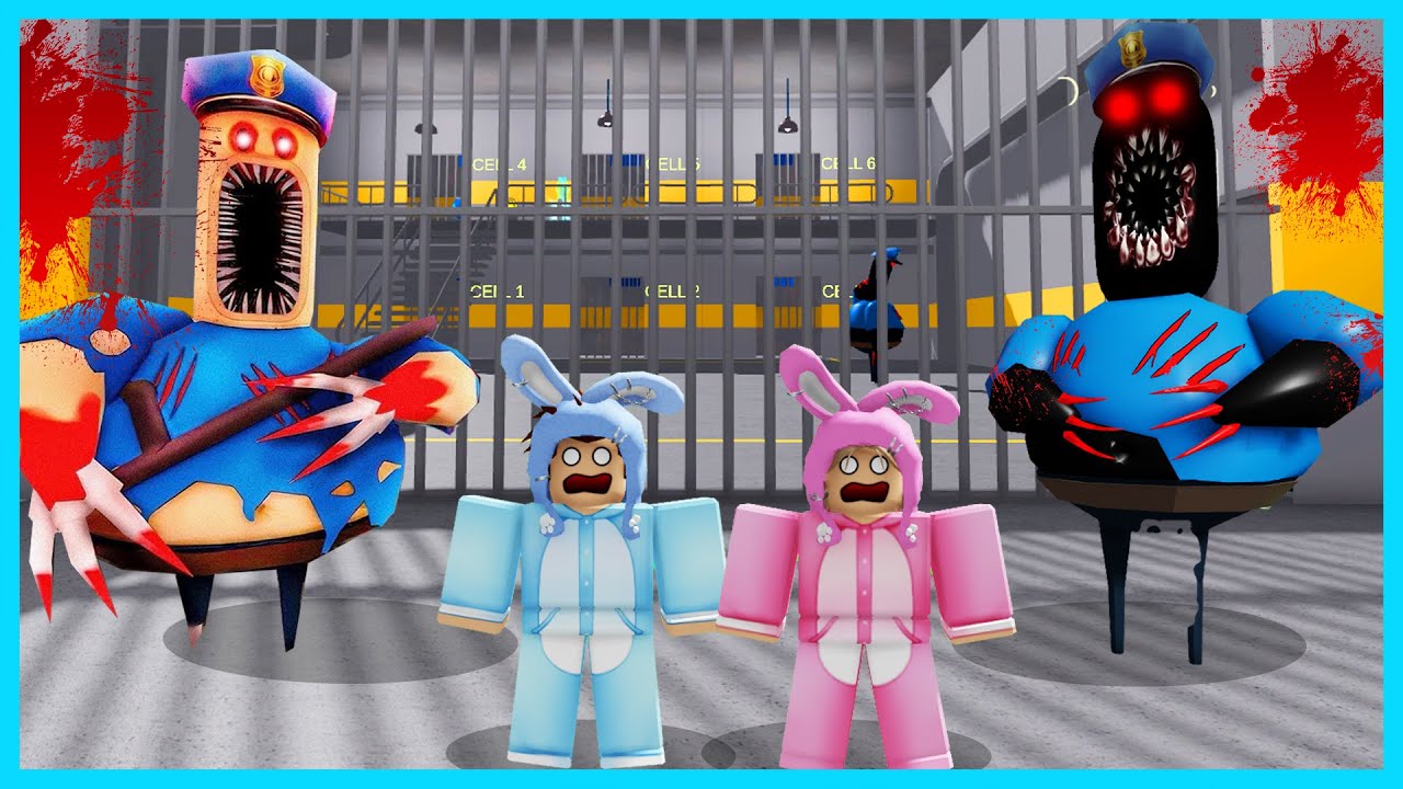 MIPAN & ZUZUZU Kabur Dari Penjara Pak Barry's Prison Exe Vs Pak Barry Normal Di Roblox! SEREM BANGET