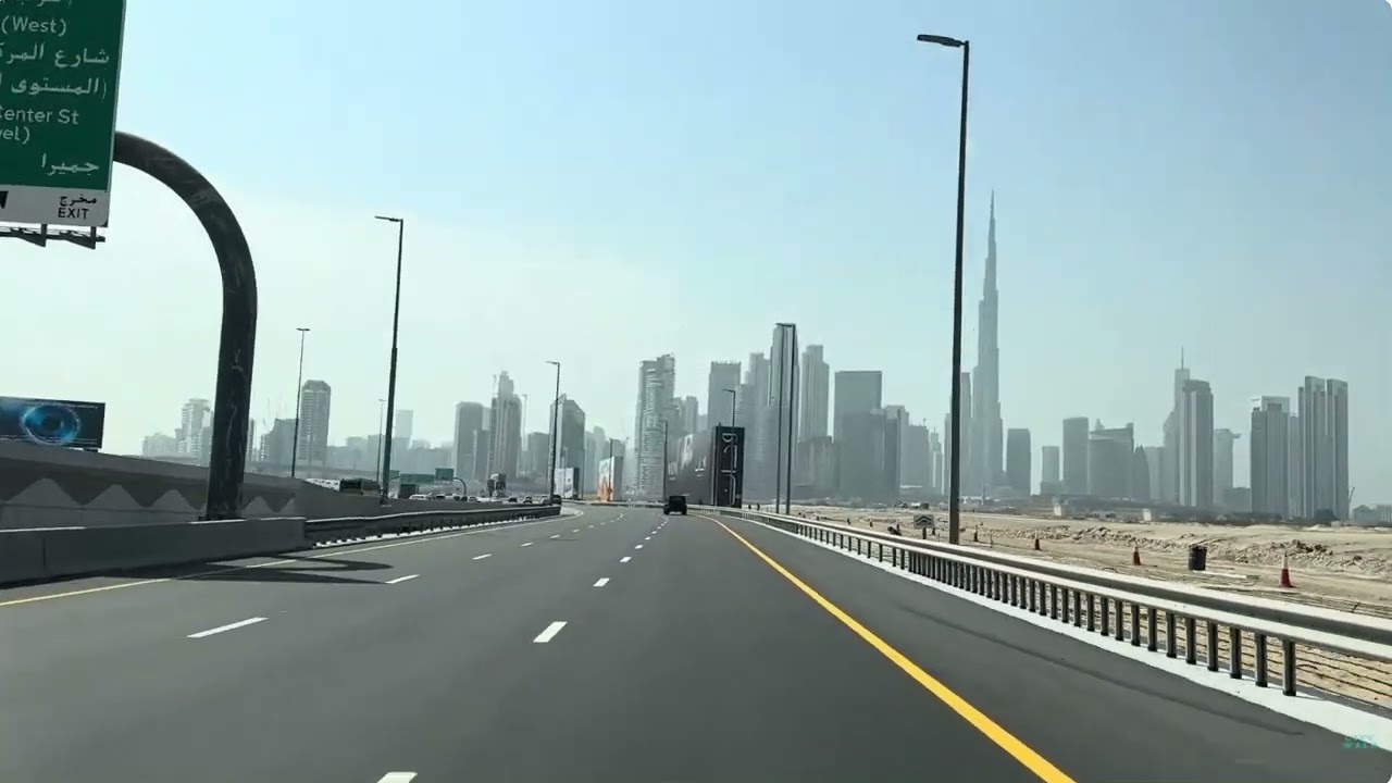 Dubai Drive 2026🇦🇪♥️👌Downtown- United Arab Emirates امارات ❤️😇🥀