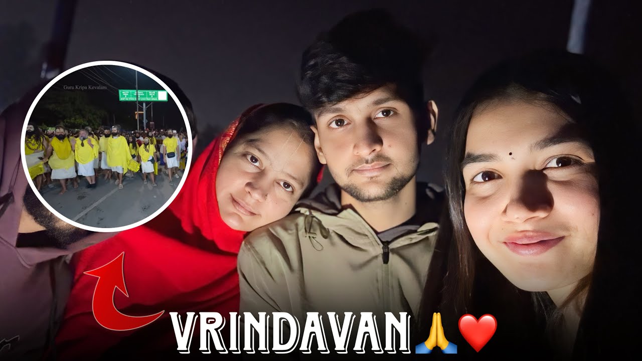 हमने किए GURU G के दर्शन 🙏❤️ || Ruchi का Birthday और Vrindavan की परकम्मा  ❤️ || The Harshit Vlogs 
