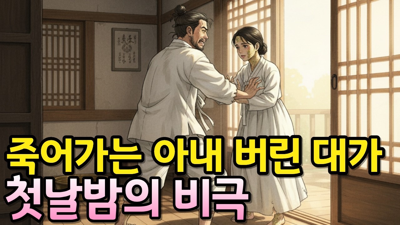 병든 아내를 버리고 새장가 간 남편, 첫날밤 마주한 소름 돋는 뱀 광경ㅣ야담 민담 설화 전설 옛날이야기 오디오북