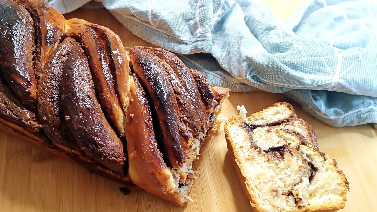 Délicieuse Babka choco-noisette | Recette facile et rapide | Delicious choco-hazeknut Babka