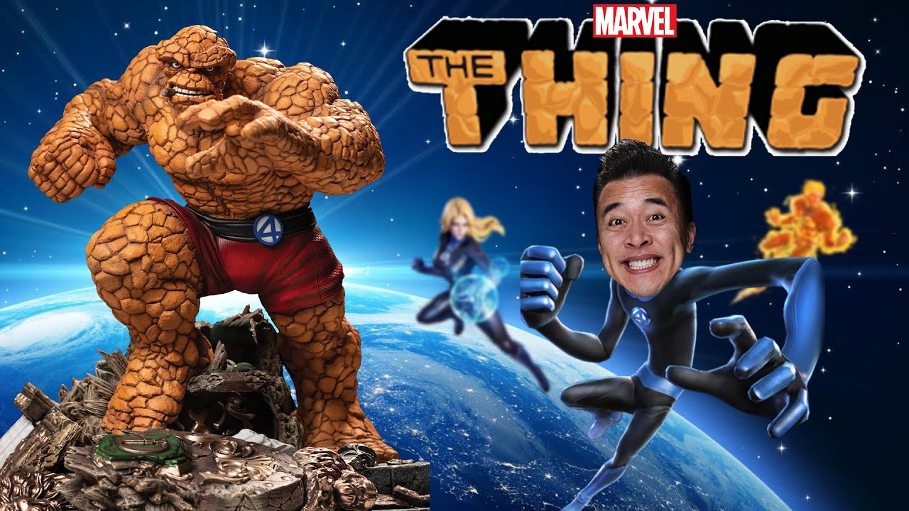 THE THING — Распаковка и обзор редкой статуэтки Фантастической четверки!