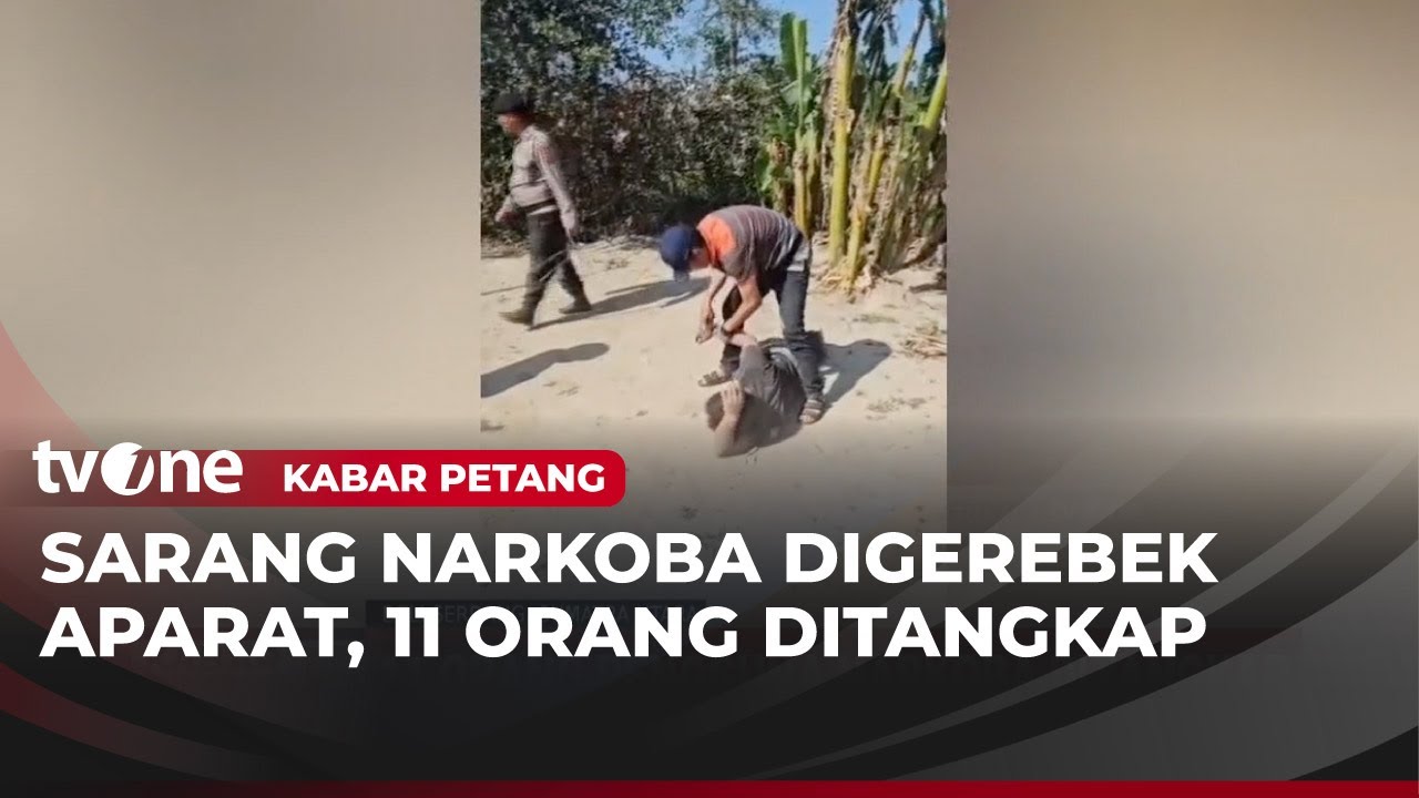 Detik-detik Penggerebekan Sarang Narkoba, 11 Orang Diamankan Polisi | Kabar Petang