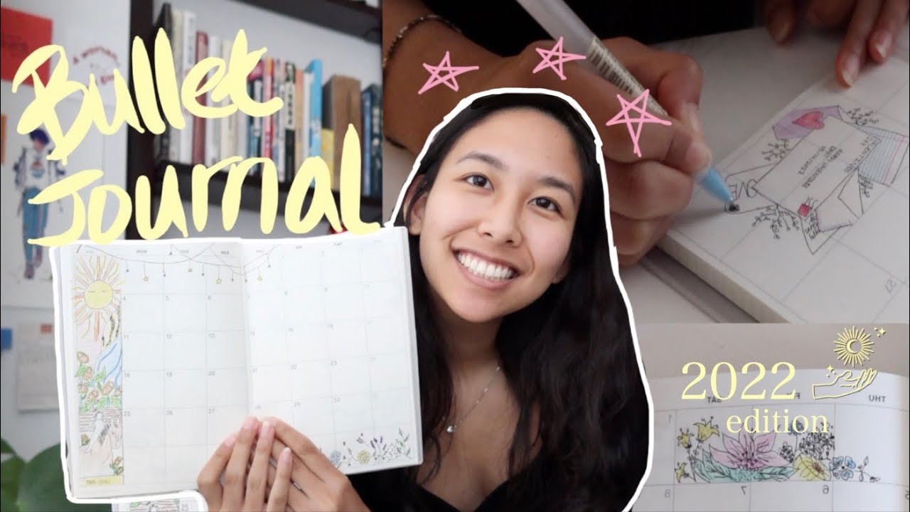 bullet journal + muji planner 2022 setup 💫 | ideas for beginners!!