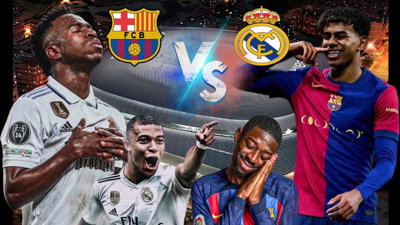ريال مدريد ضد البارصا مباراة ناار #realmadrid #barcalona #lamineyamal #mbappe #vinicius #efootball 