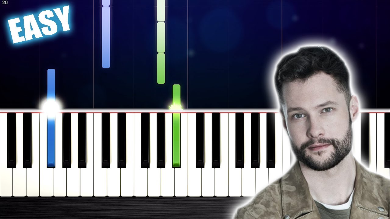 Calum Scott - Dancing On My Own - EASY Piano Tutorial by PlutaX