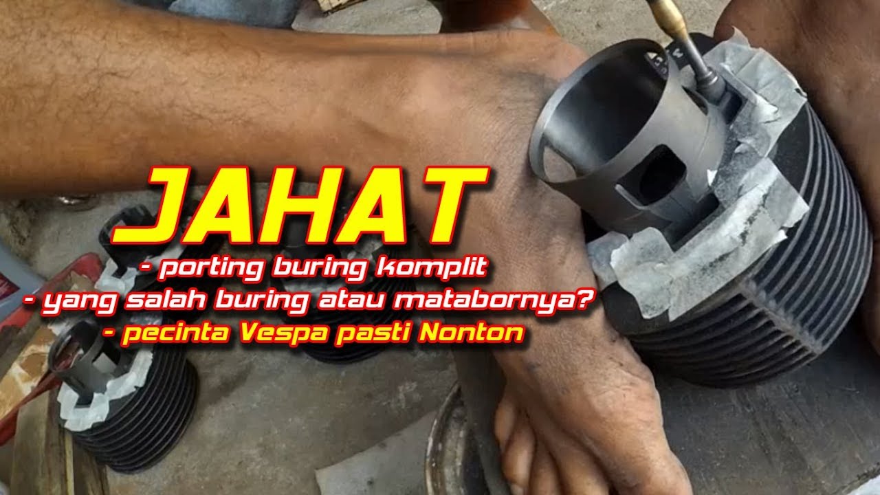 buat vespa secepat Ninja - Tune Up buring Vespa || Aji VAS