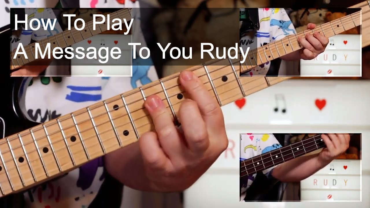 'A Message To You Rudy' The Specials Guitar & Bass Lesson