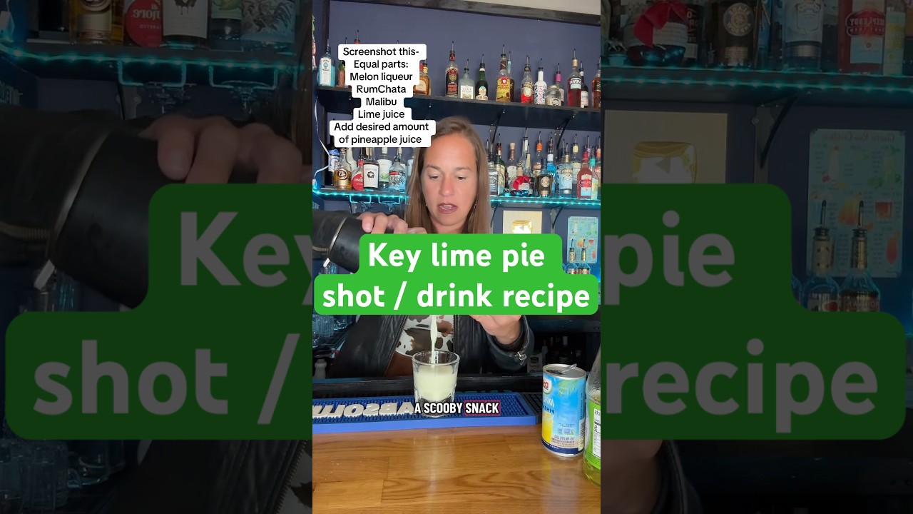 How to make a key lime pie shot or drink if you don&rsquo;t like the taste of alcohol or are newly 21