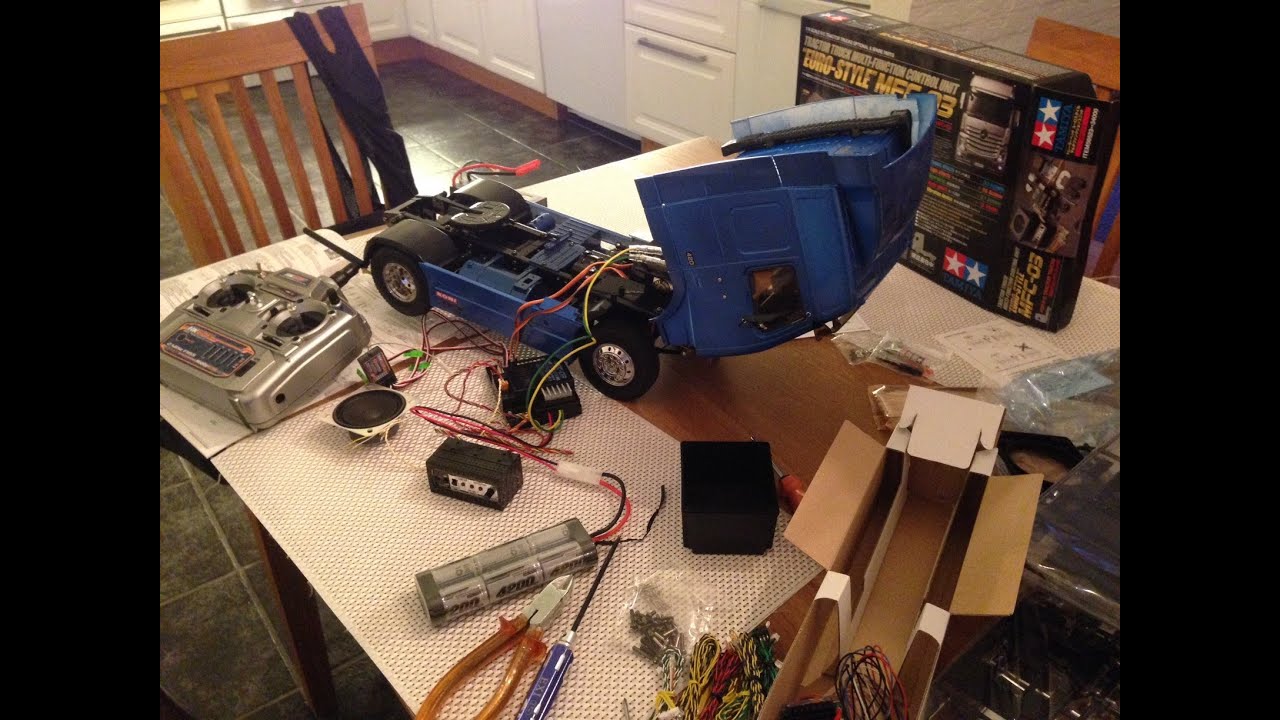 RC TRAIL TAMIYA MFC 03 EURO STYLE  BUILD PART 1 QUICK TEST