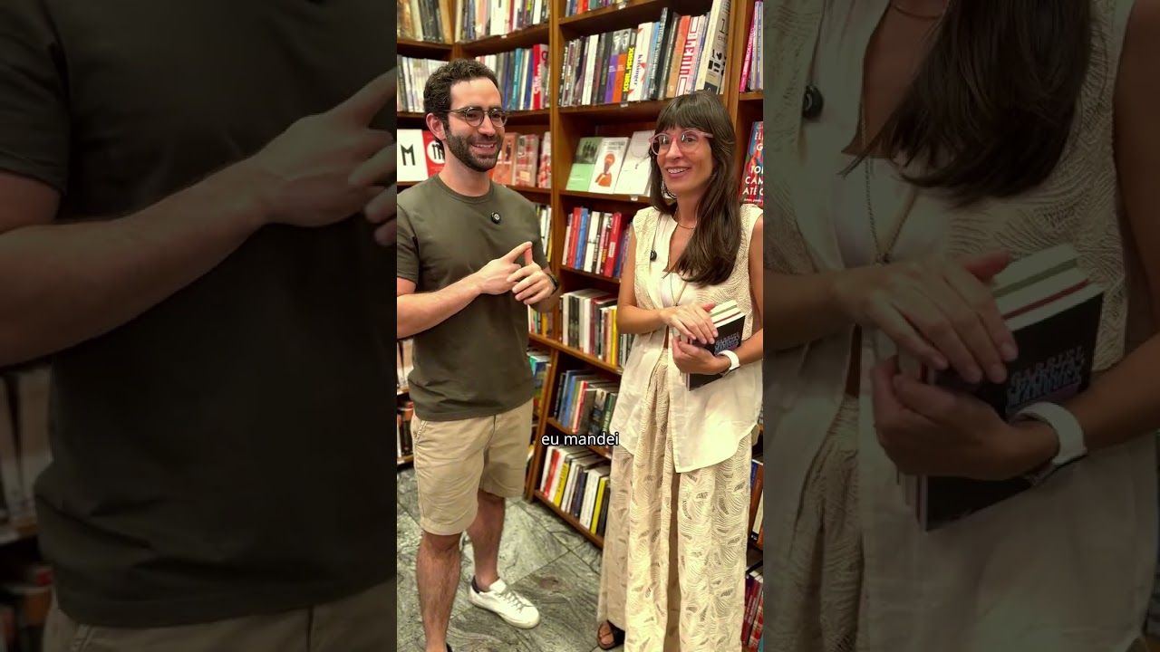 Na livraria com Camila Fremder | Pedro Pac&iacute;fico
