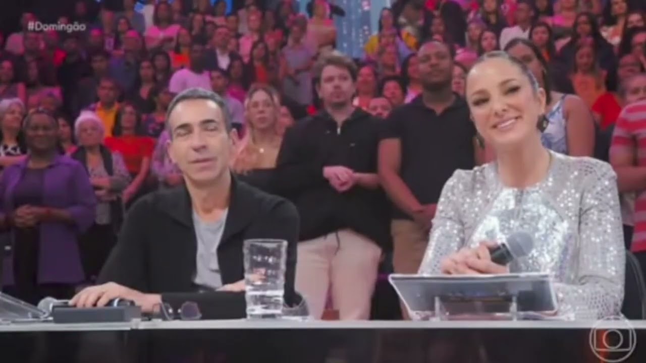 Léo Santana canta no domingao c Hulk Domingão' recebe Léo Santana, Cesar Tralli e Ticiane Pinheiro.