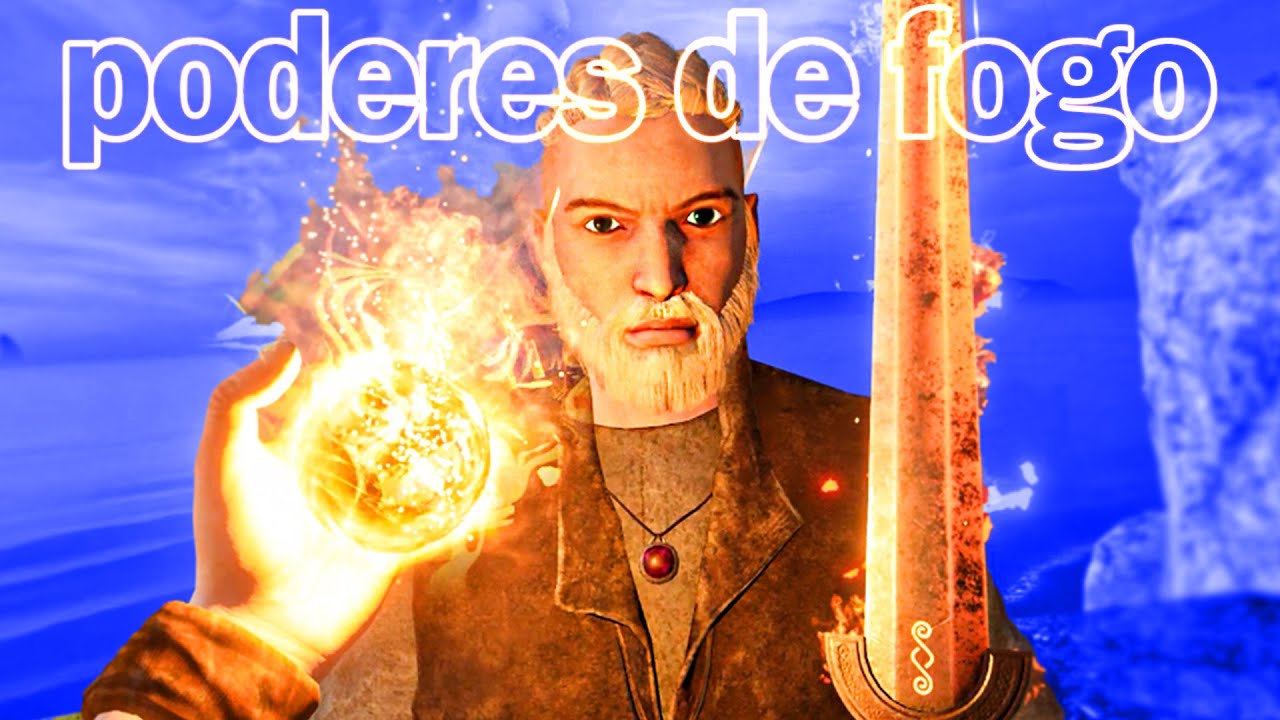 usei PODERES de FOGO no Blade and Sorcery