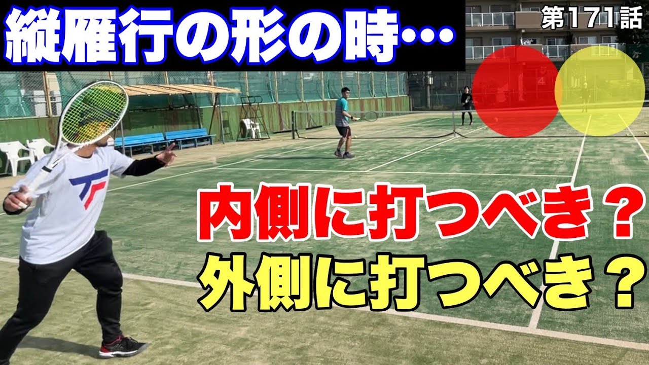 【テニス】縦雁行陣‼︎練習ではできるのに、試合ではできない動き‼︎