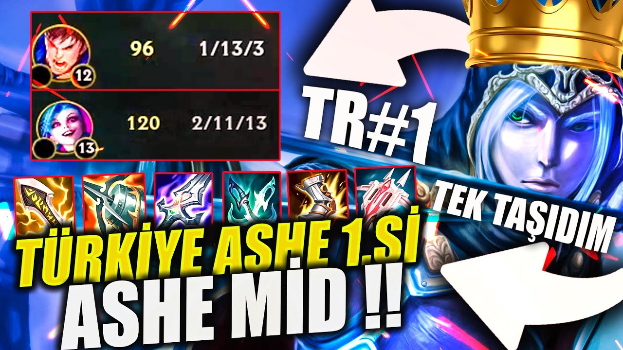 MİD ASHE İLE 1V9 ATTIM !! TR ASHE 1.Sİ SHOW !! ECEL TERLERİ D&Ouml;KT&Uuml;M !! | Og&uuml;n Demirci