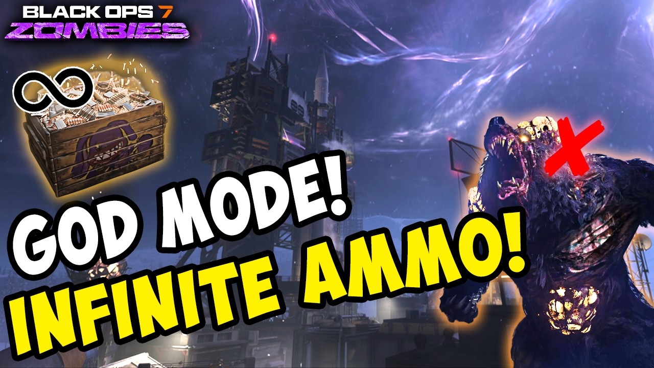 NEW SOLO Out Of Map Glitch &ndash; INVINCIBLE God Mode + Infinite Ammo (BO7 Zombies)