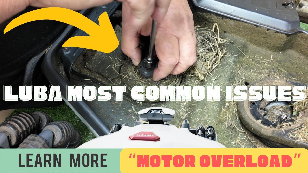 How to Clean Grass Under Cutting Disks and Blade Guard | Wireless Robot Lawn Mowers