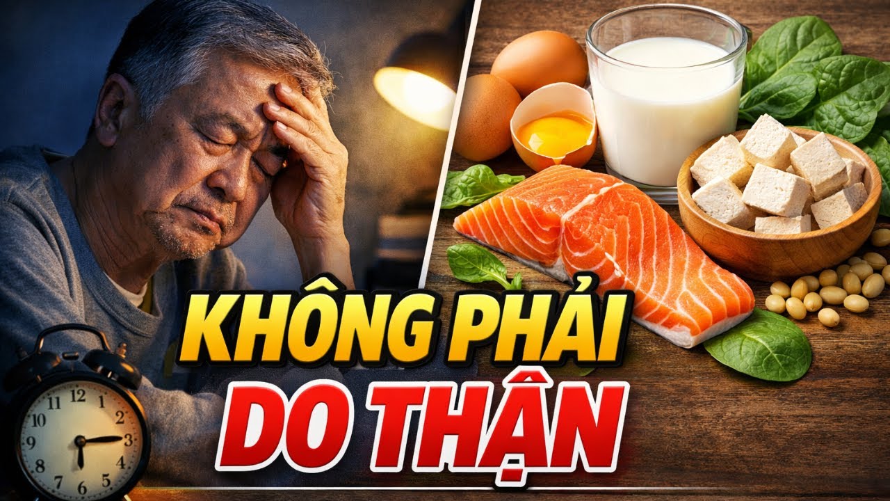 Tiểu Đêm Tuổi 60? Ăn Ngay 4 Món Này Trước Khi Ngủ Để Ngủ Sâu Đến Sáng!