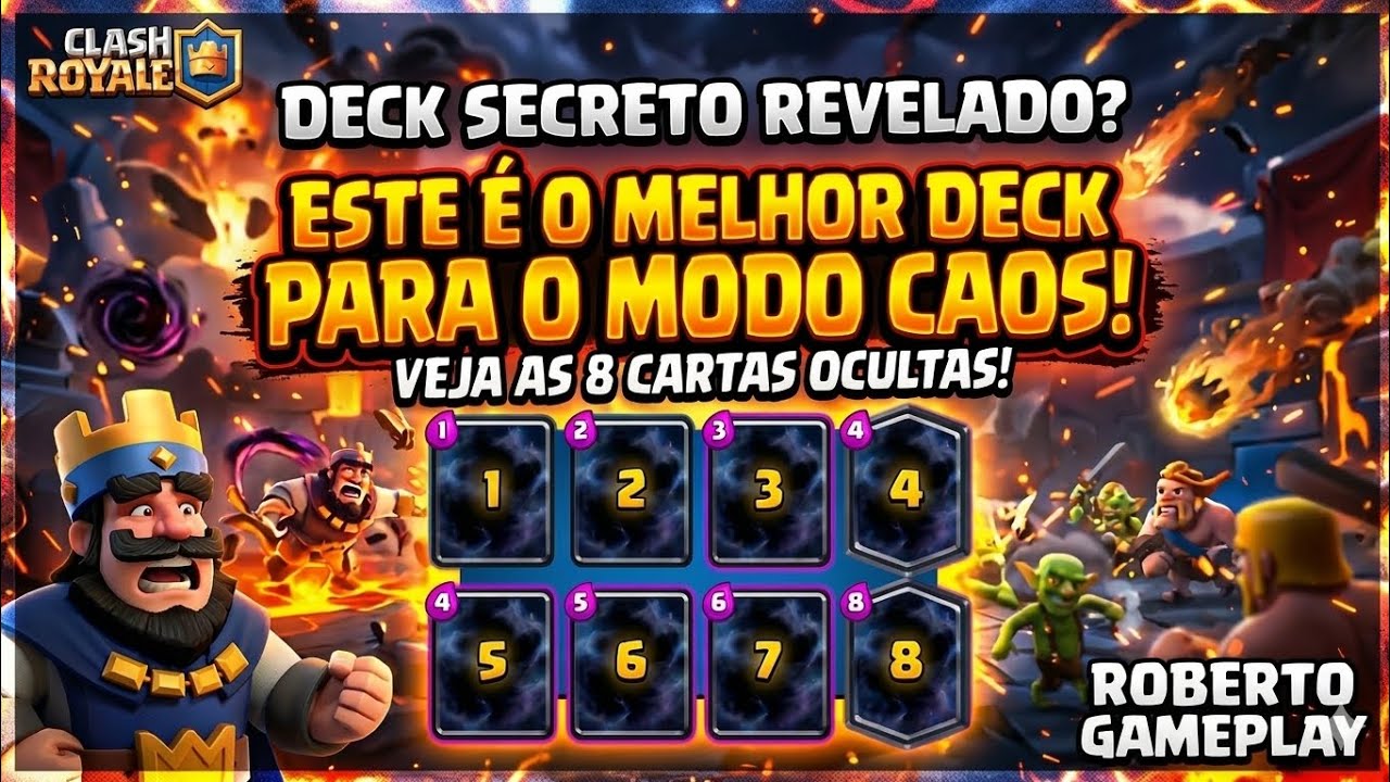 ESSE É O MELHOR DECK PARA O MODO CAOS