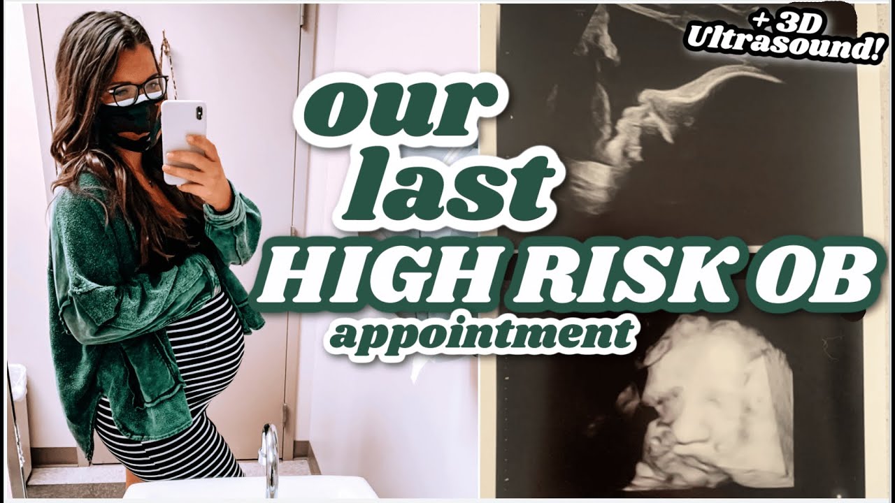 PREGNANCY VLOG🤰🏻|| OUR LAST HIGH-RISK OB APPOINTMENT🎉 + 3D ultrasound of baby boy!