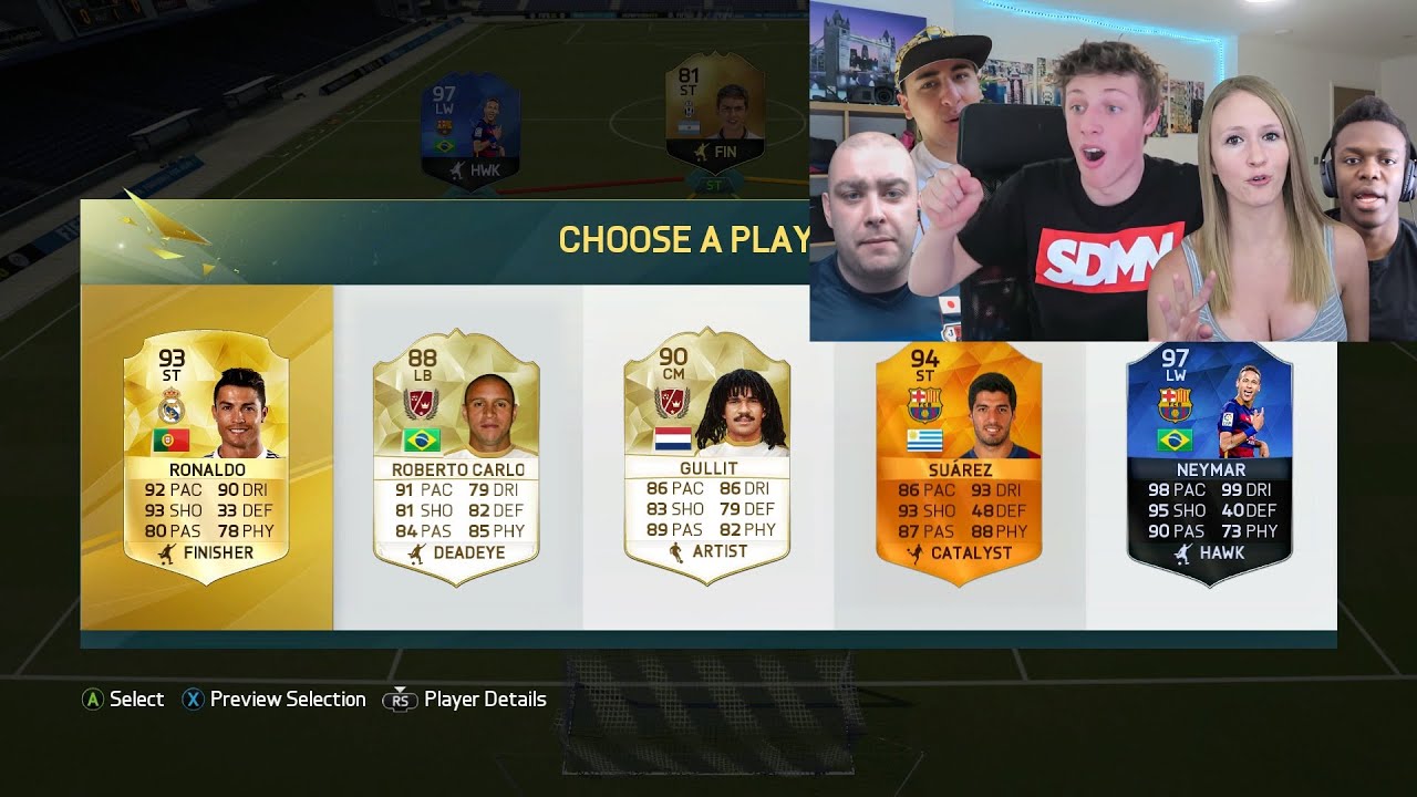 LUCKIEST YOUTUBERS FUT DRAFT!!! - FIFA 16