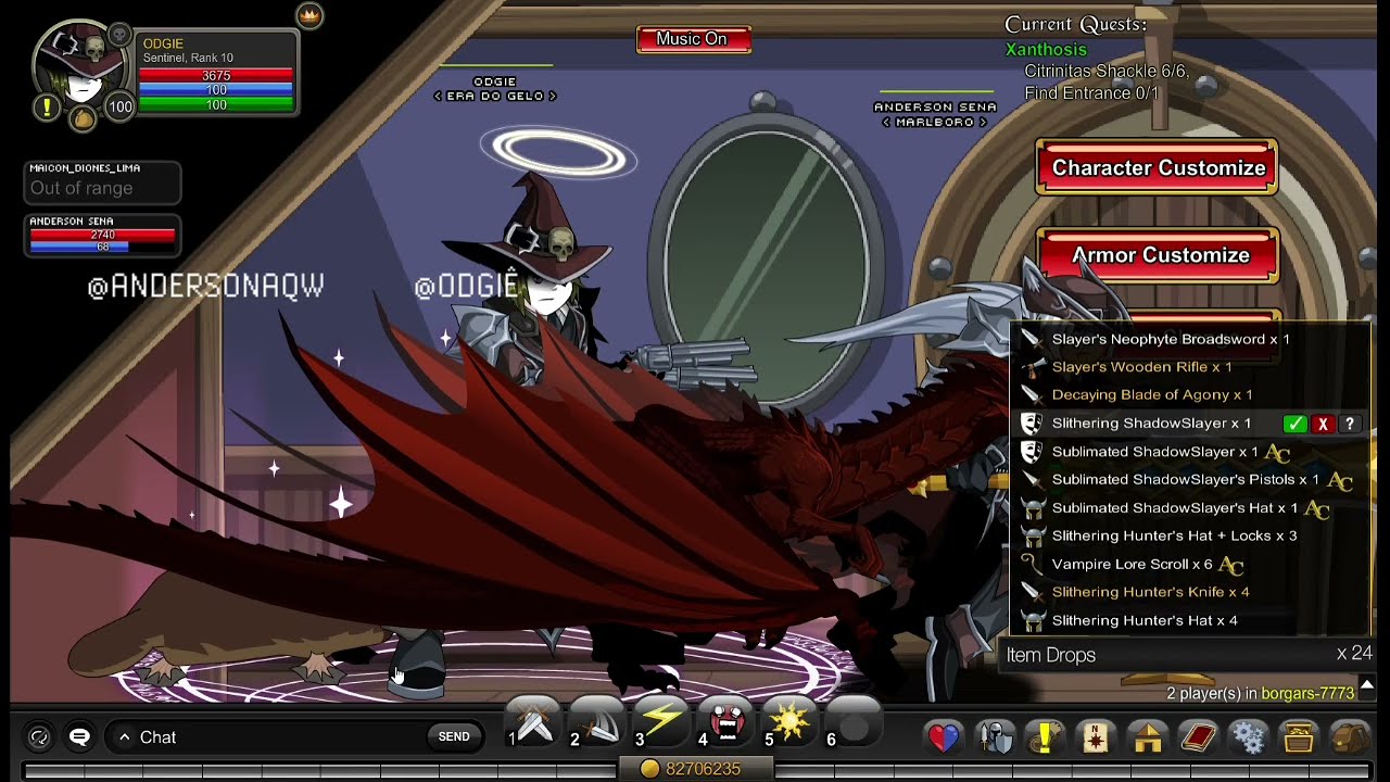 AQW |🏹𖦏🔫 Sublimated ShadowSlayer SET 🤠°˖➴  🚀/Join Darkoviaforest Ⓜ️Lich of the Stone @AndersonAqw