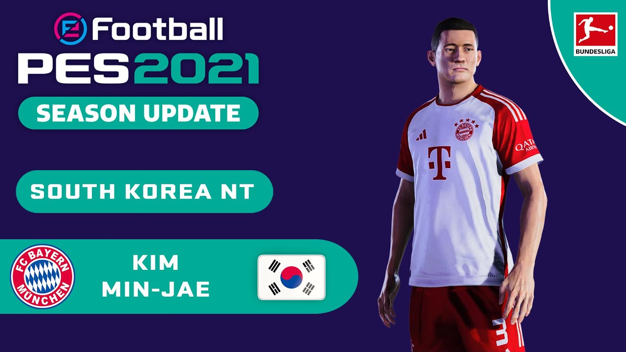 KIM MIN-JAE face+stats (FC Bayern München / South Korea NT) How to create in PES 2021