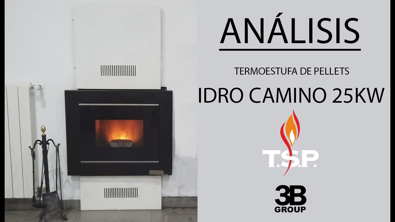 An&aacute;lisis: Termoestufa de pellets TSP Camino Idro 25KW