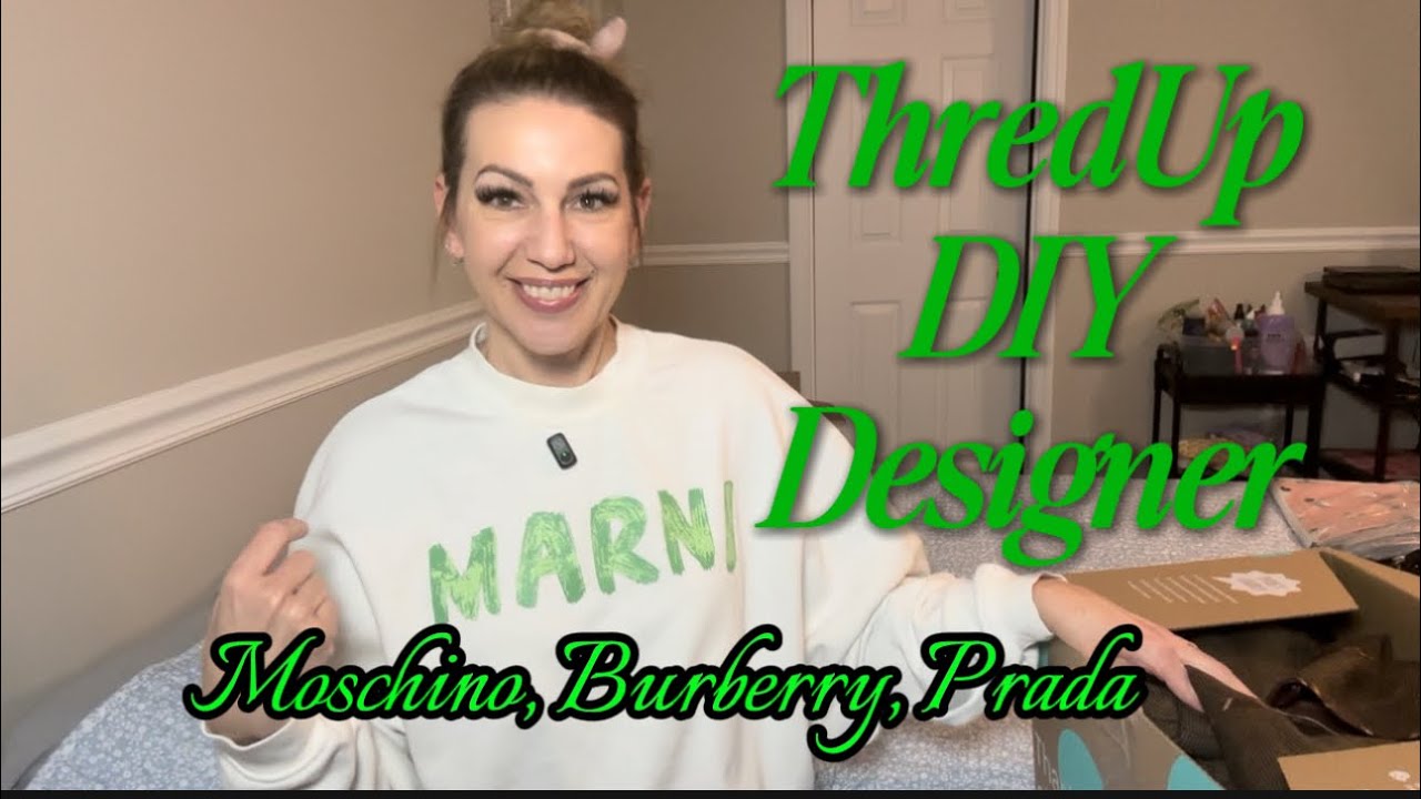 Распаковка таинственной коробки ThredUp DIY Designer Mystery Box | Неполный рабочий день