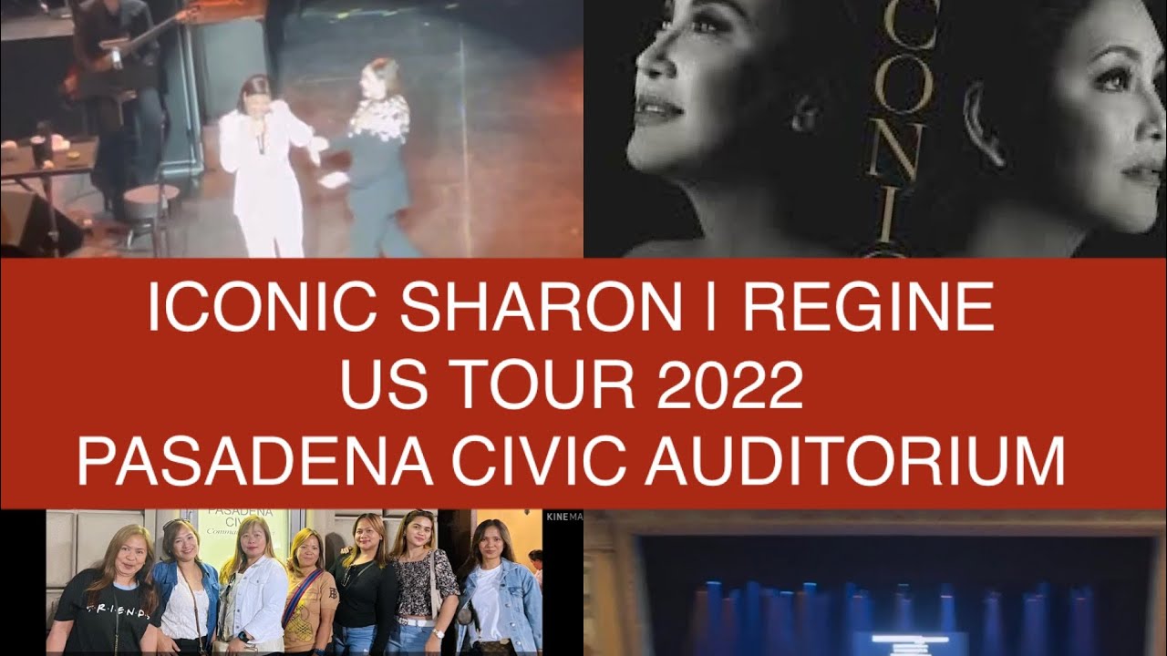 V40 : ICONIC SHARON | REGINE US TOUR 2022 | FIRST TIME NAMING MANUOD | PASADENA CIVIC AUDITORIUM