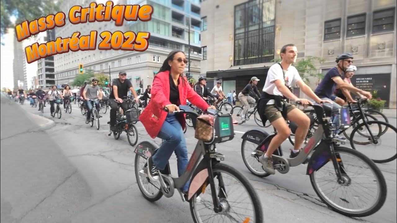 Masse Critique en Vélo - Montréal 2025