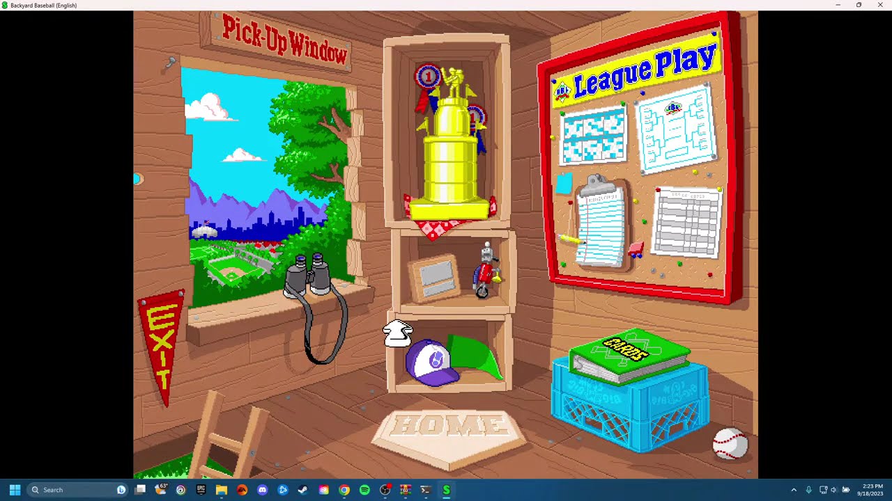 Backyard Baseball 1997 Windows 11 Instillation Tutorial (2023)