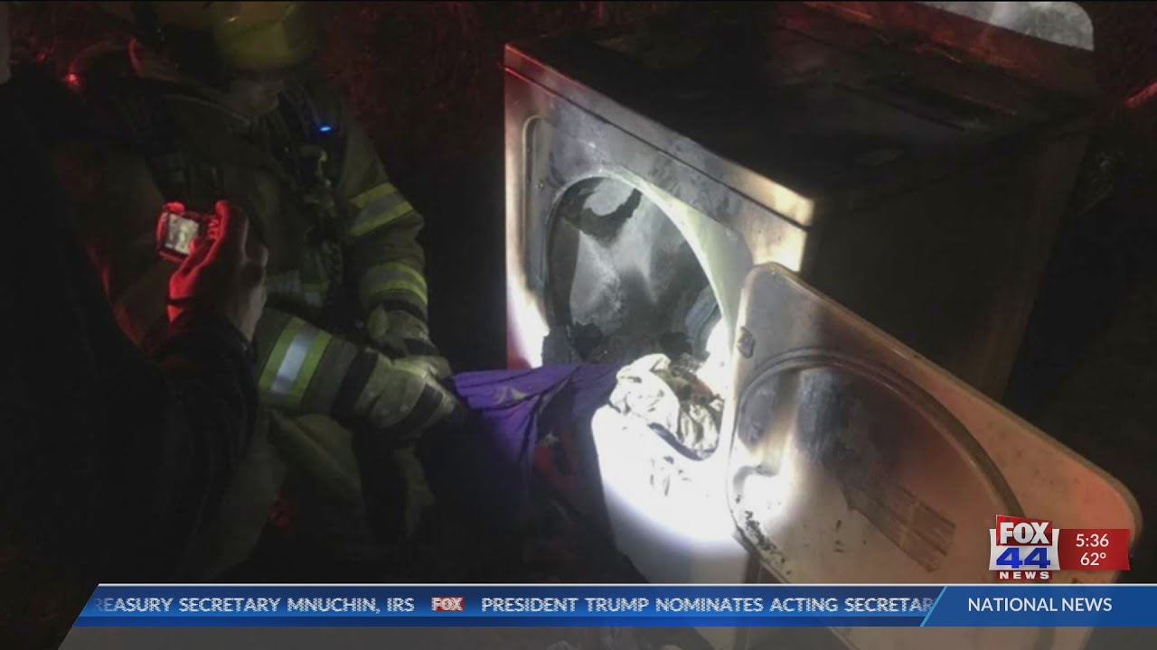 Six displaced after clothes dryer fire