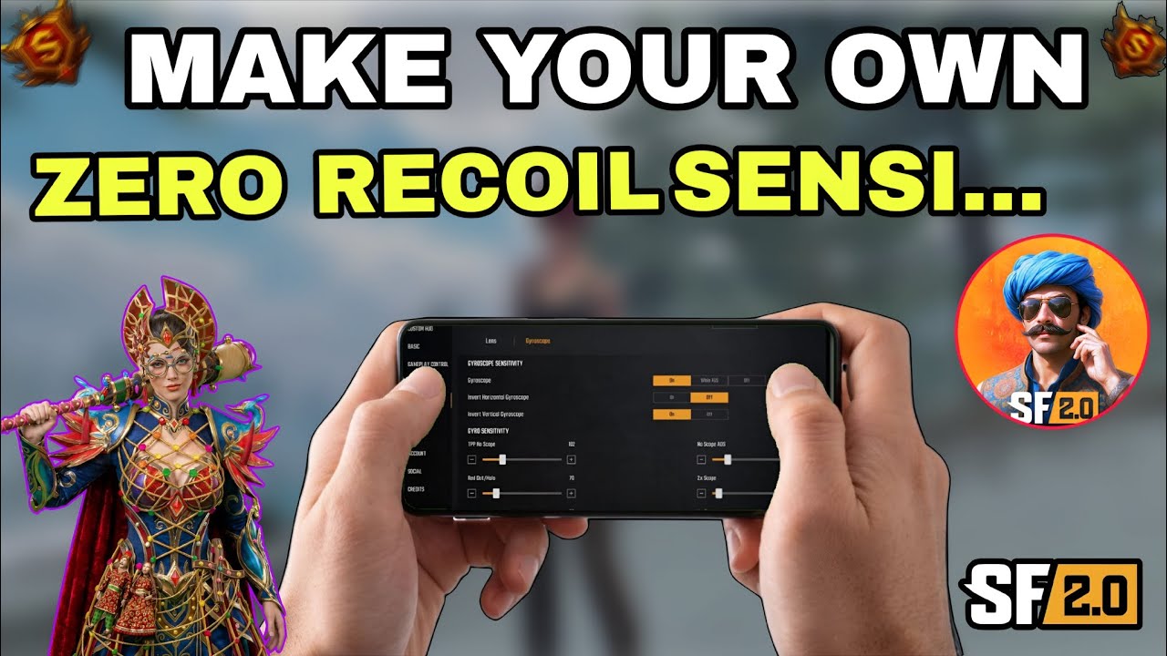 Scarfall No.1 Zero Recoil ADS & Gyro Sensitivity 🔥 All Devices Working Easy 2026