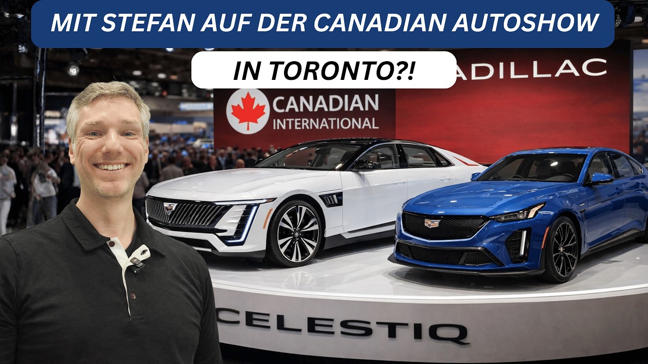 Mit Stefan auf der Canadian International Autoshow in TORONTO ?!
