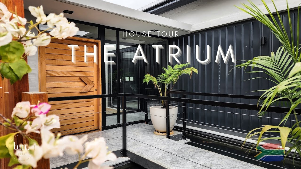 Uncover the Secrets of a Minimalist Atrium House in The Hills, Pretoria, South Africa