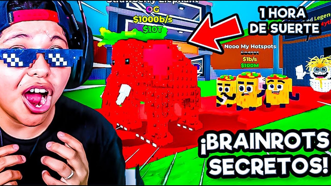 USÉ SUERTE INFINITA DURANTE 1 HORA PARA VER CUÁNTOS BRAINROTS SECRETOS SALEN 😱 | Pathoblox