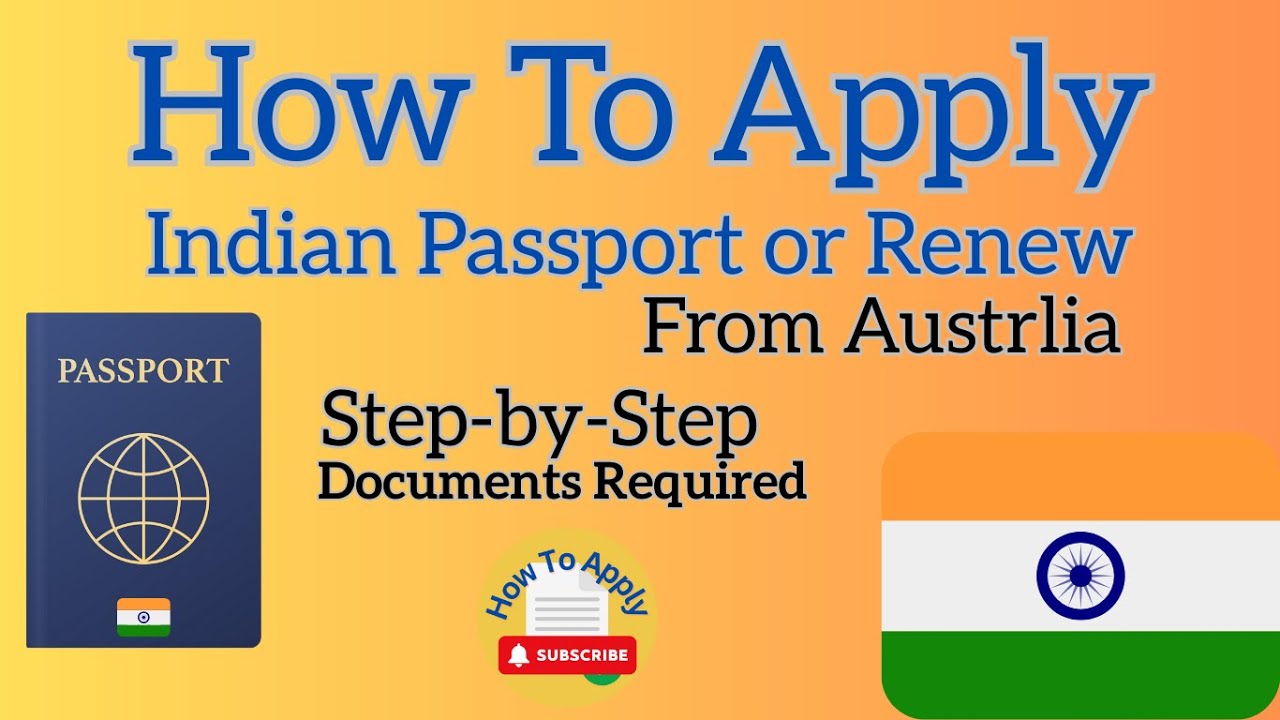 HOW TO APPLY INDIAN PASSPORT OR RENEW IN AUSTRALIA