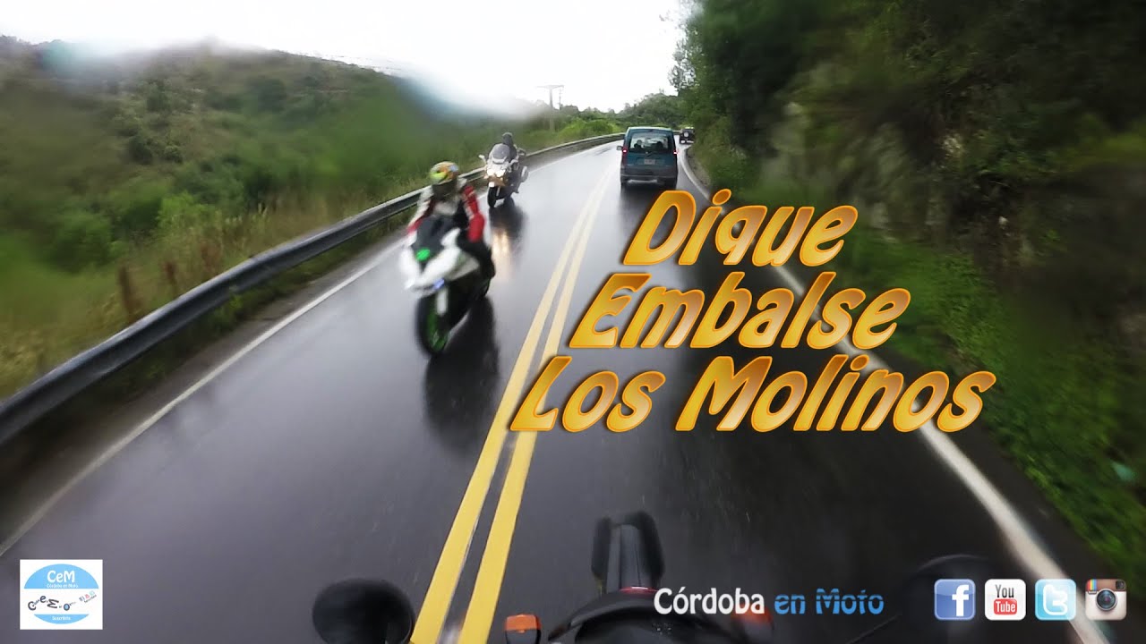 Dique Embalse Los Molinos- Córdoba en Moto
