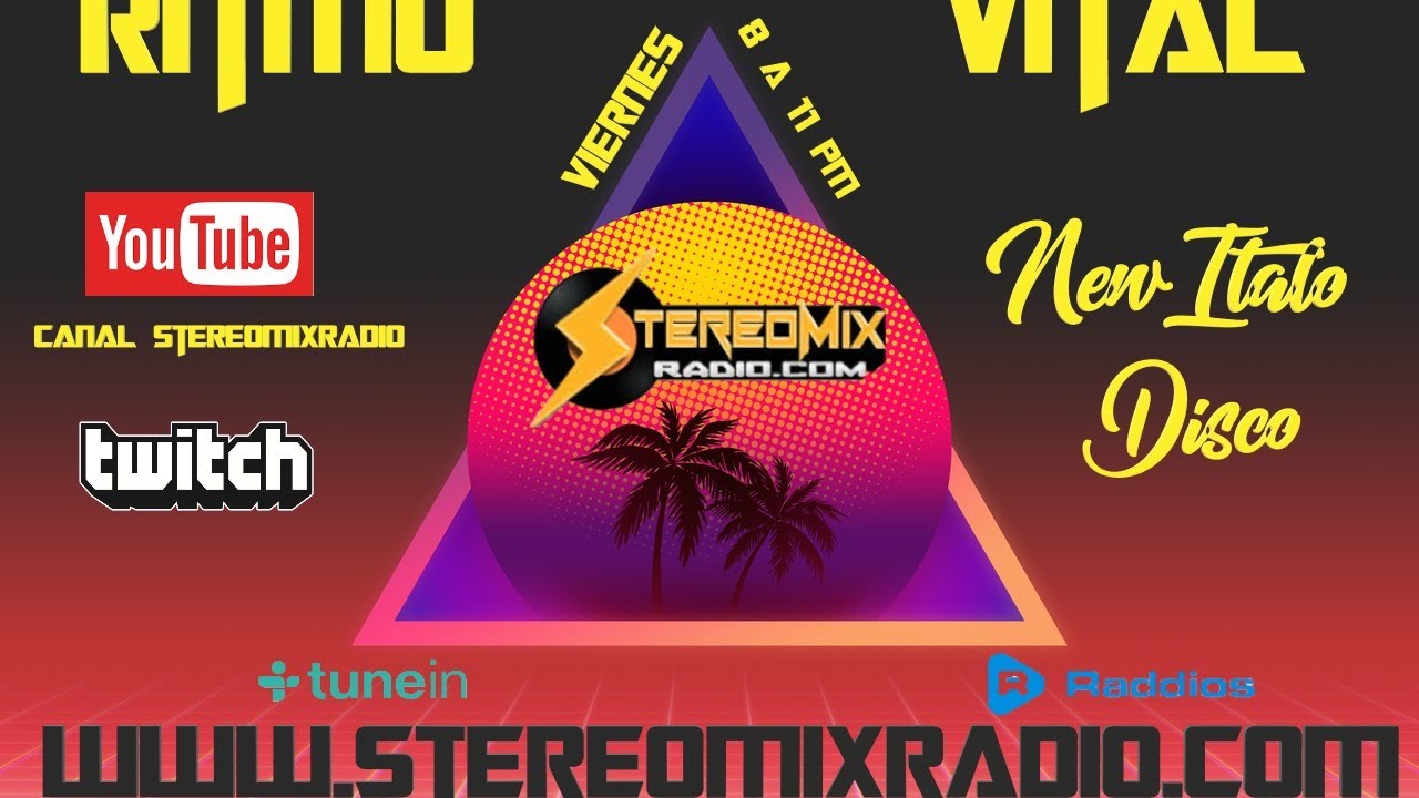 Viernes de Ritmo Vital www.stereomixradio.com