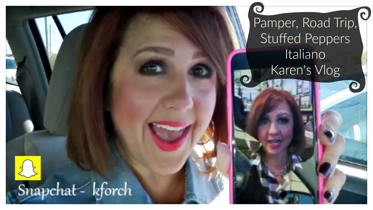 Pamper, Road Trip & Stuffed Peppers Italiano | Karen's Vlog
