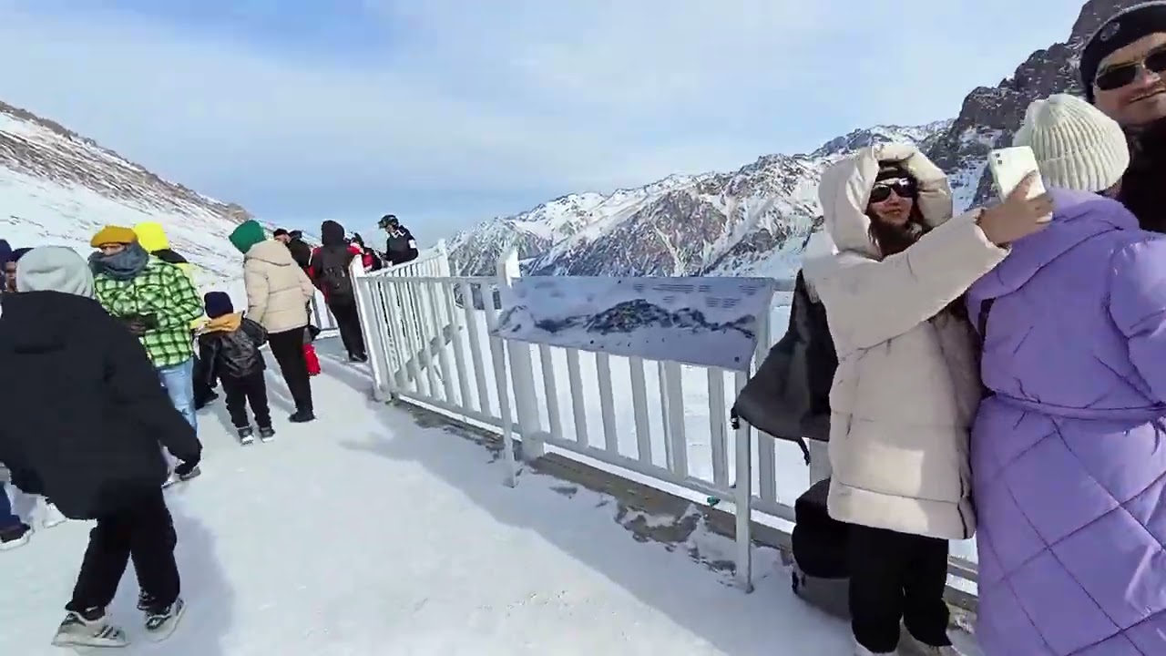 Shymbulak level 3 : top point 3200 Meters